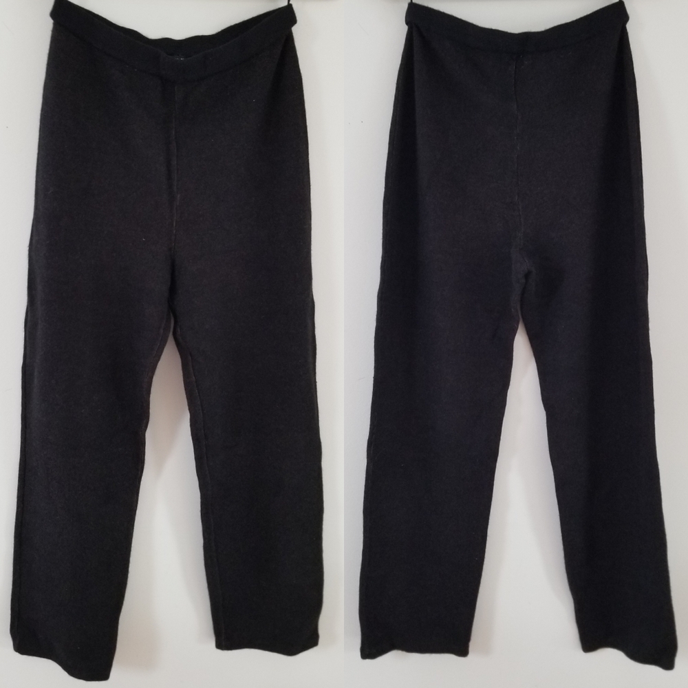 VTG Spanner Wool Black Pull-On Highwaist Pants